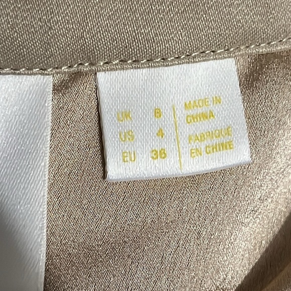 Maeve Matte Gold Sequin MIDI Skirt - Picture 8 of 9